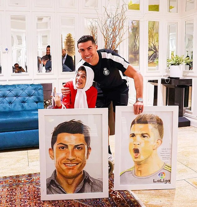 Following images of the Al-Nassr star hugging a painter, claims claimed that Cristiano Ronaldo 'may be condemned to 99 lashes for adultery' were "strongly denied" by Iran.
