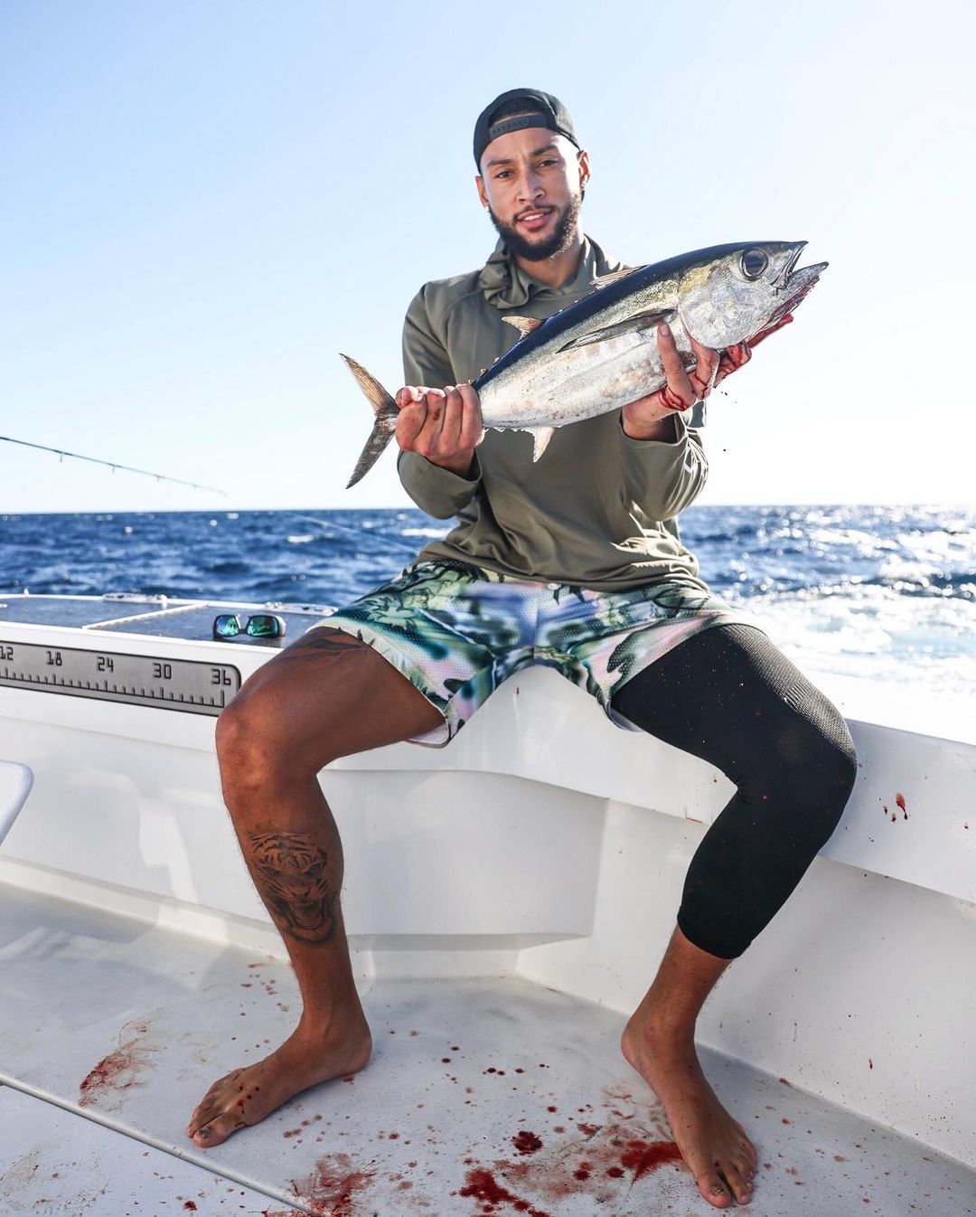 Social media users make fun of Ben Simmons for posting a photo of a fish