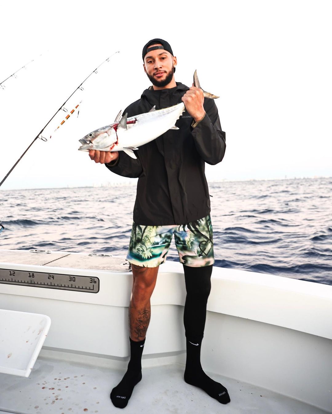 Social media users make fun of Ben Simmons for posting a photo of a fish