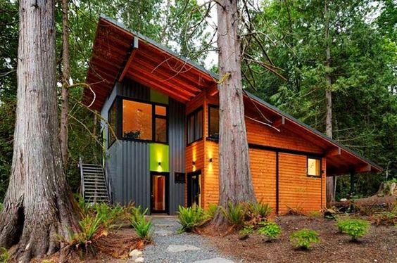 28 Comfortable “Shed Roof” Cabin Ideas That You Can Actually Construct -