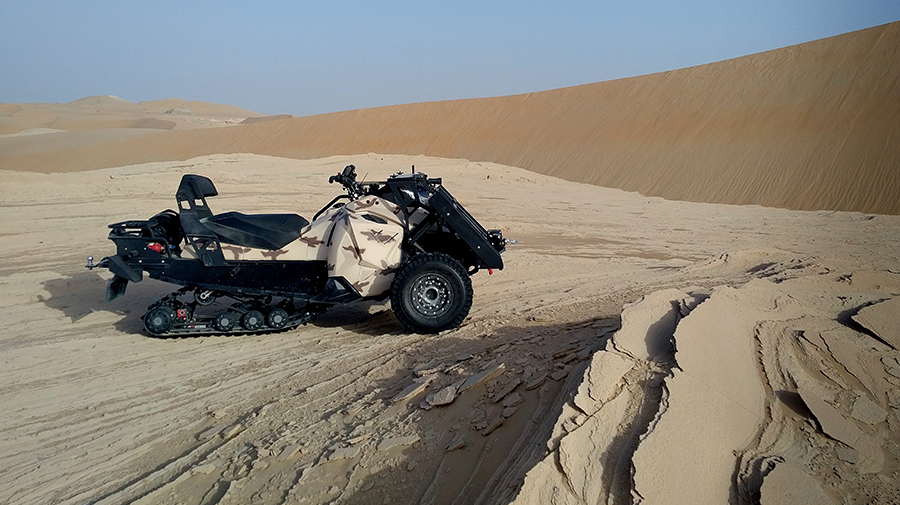 Sand-X Military ATV: Conquering the Desert Battlefield