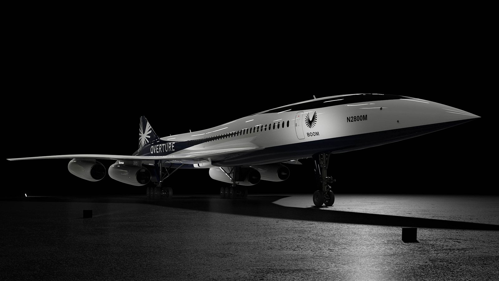 Boom Supersonic reveals new design for its 1,300mph 'sculpted for speed' passenger plane that's 'kind of like if Concorde and a 747 had a baby'