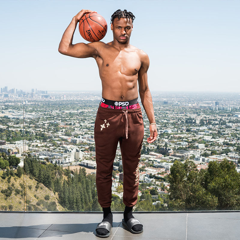Learn about Bronny James' stunning fashion style as he flaunts his Chrome Hearts outfits