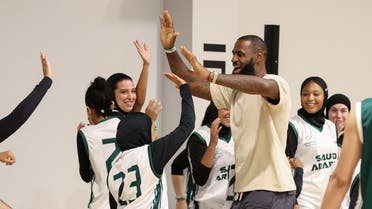 NBA superstar LeBron James made the dreams of many Saudi basketball fans come true as he spent time with youngsters during a clinic in Riyadh
