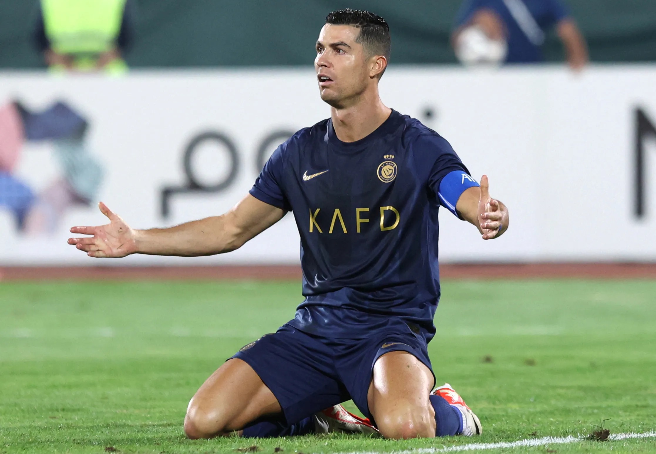 Explain the reason why Ronaldo has to play in front of a 'Creepy crowd' in AFC Champions League
