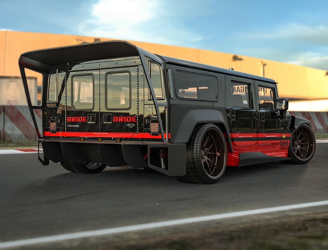 Exploring the Off-Road Powerhouse: The Hummer H1 Alpha's Drift-Inspired Transformation - amazingmindscape.com