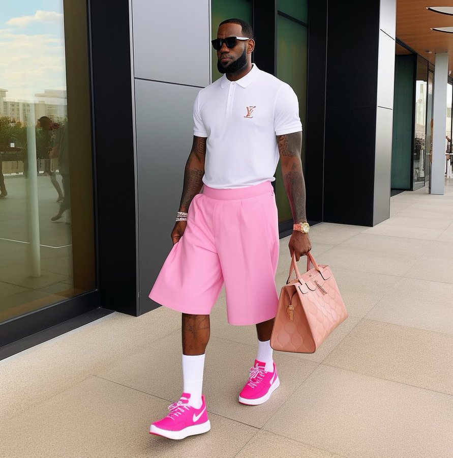 The Latest Photos Of Lebron James Wearing A Striking Pink Dress While Attending The Barbie Movie Premiere Are Trending - Car Magazine TV