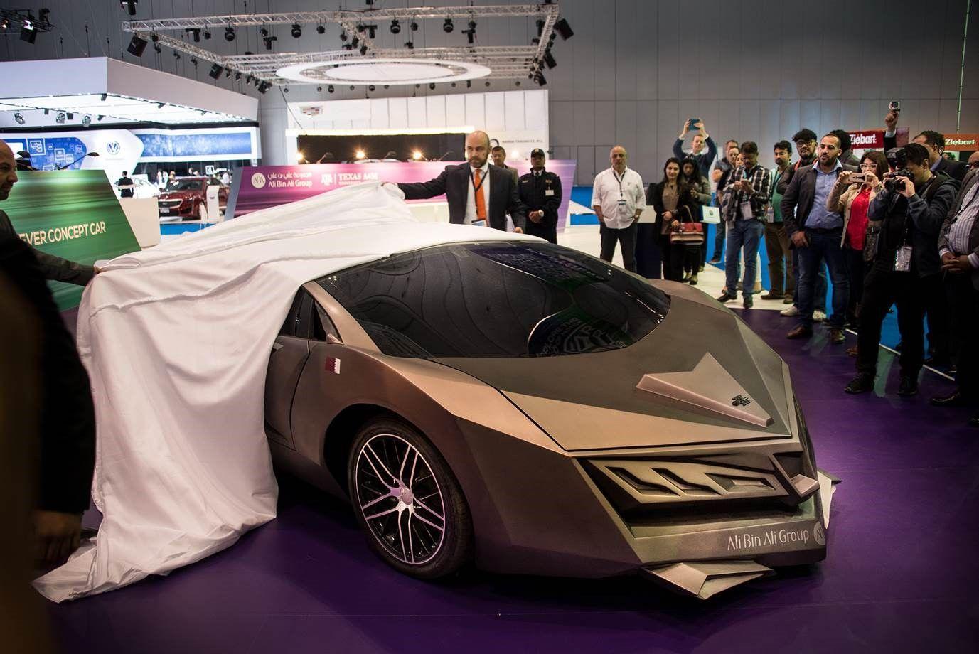 The Stealth Jet Supercar: Qatar Unveils Its First Megacar with Carbon Fiber Body and Metallic Gold Paint - amazingmindscape.com