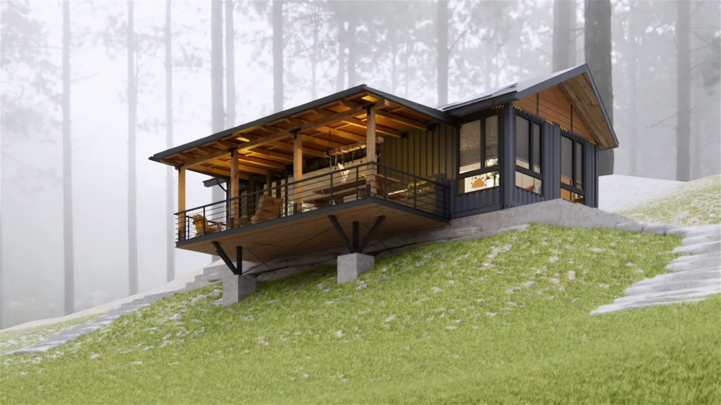 Pretty Cool Container House Design Idea