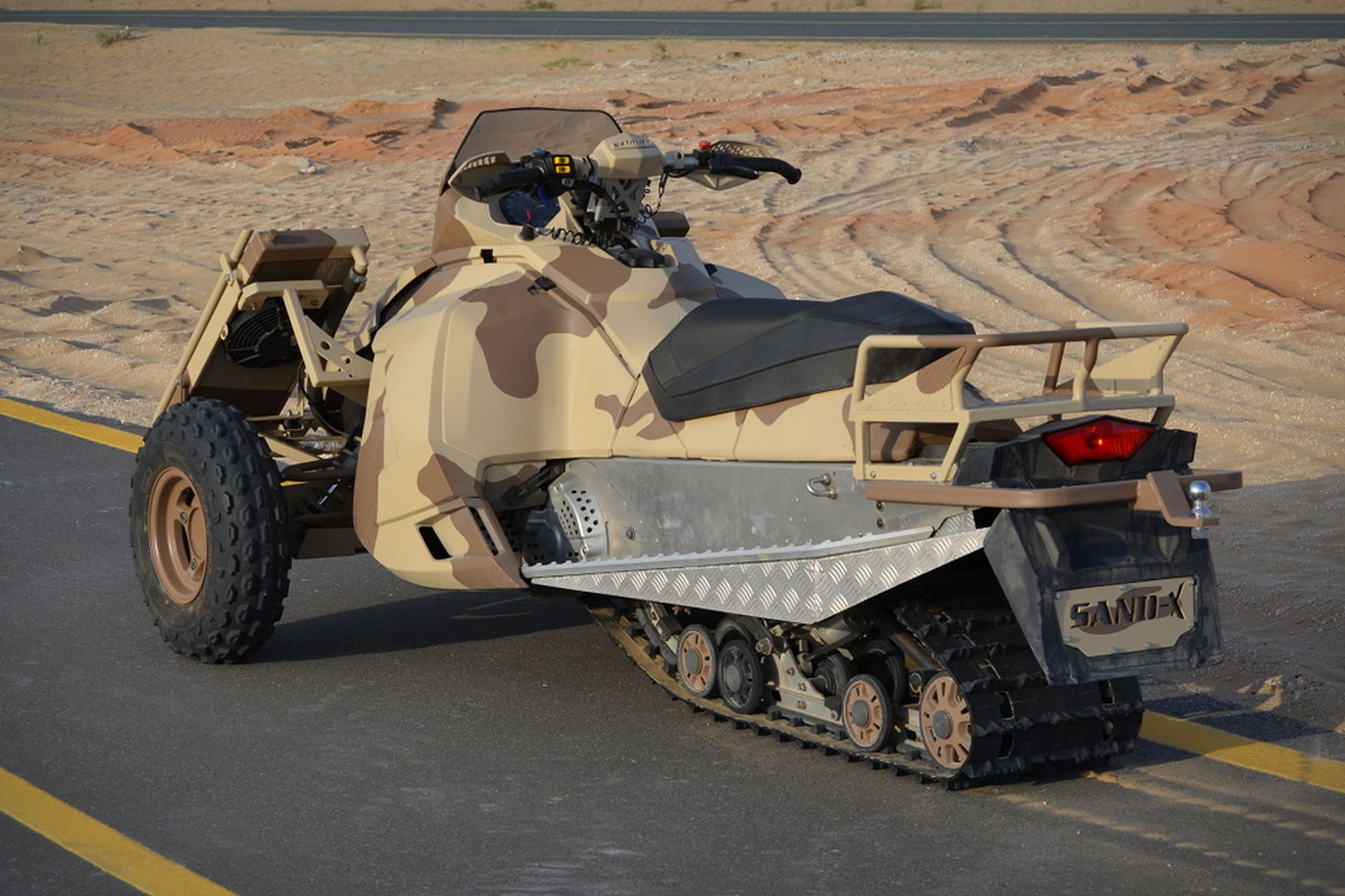 Sand-X Military ATV: Conquering the Desert Battlefield