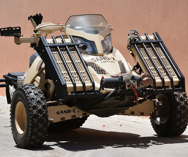 Sand-X Military ATV: Conquering the Desert Battlefield