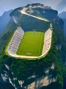 Elevated Excellence: A Bold Vision For A Soccer Field Atop The Mountain - Amazing Nature