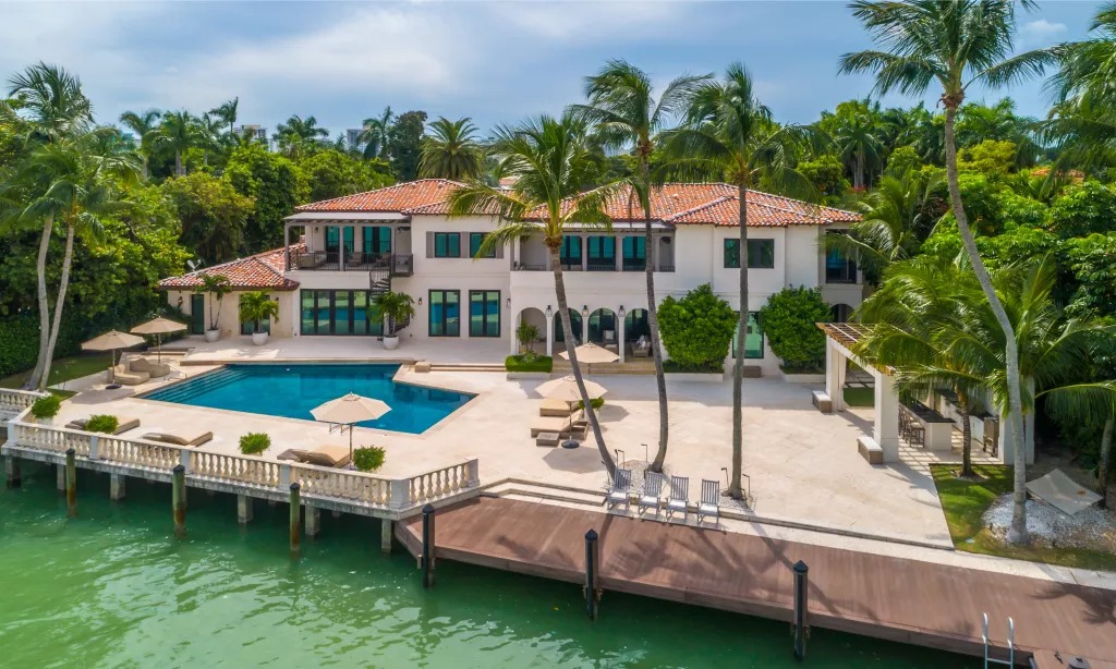 Dwyane Wade's Miami Beach mansion with a Miami-themed basketball court sold for $22M shortly after signing a $100M contract extension