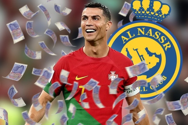 Overwhelmed with the amount of money Ronaldo has earned since coming to Saudi Arabia