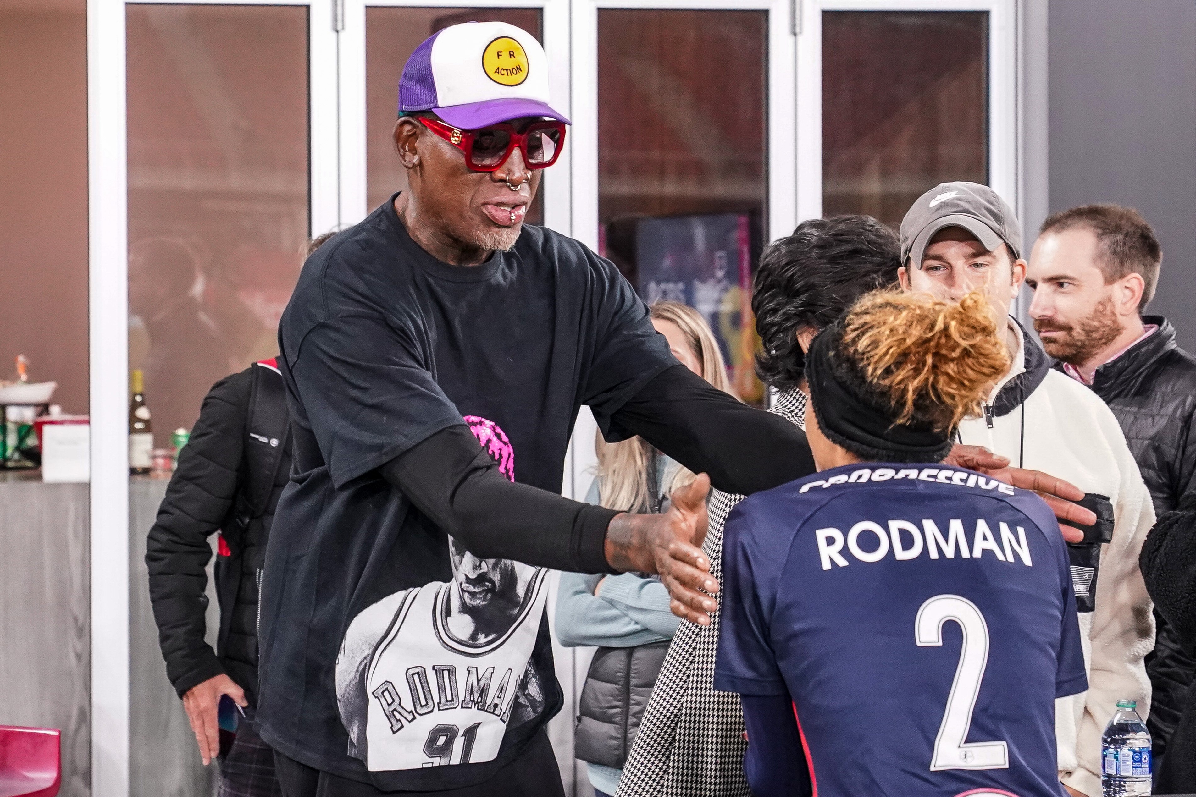 Relationship with her father, NBA legend Dennis Rodman, has been tense for the USA World Cup star