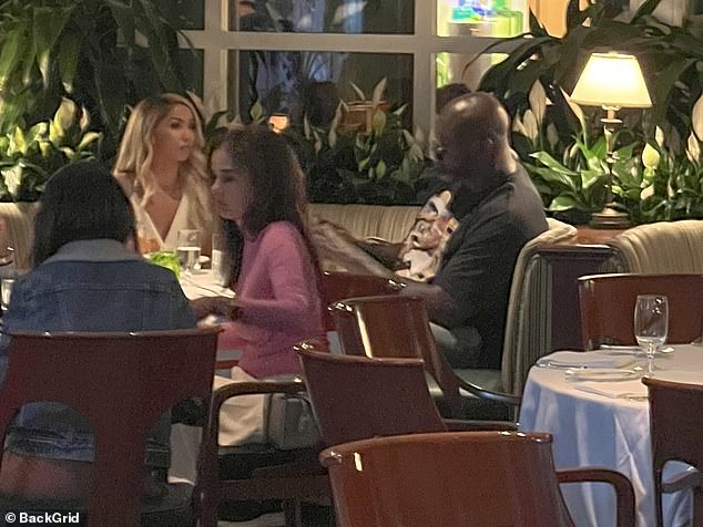 NBA icon Shaquille O'Neal, 51, draws attention when he is seen in Beverly Hills having dinner with social media celebrity Brittany Renner, 31