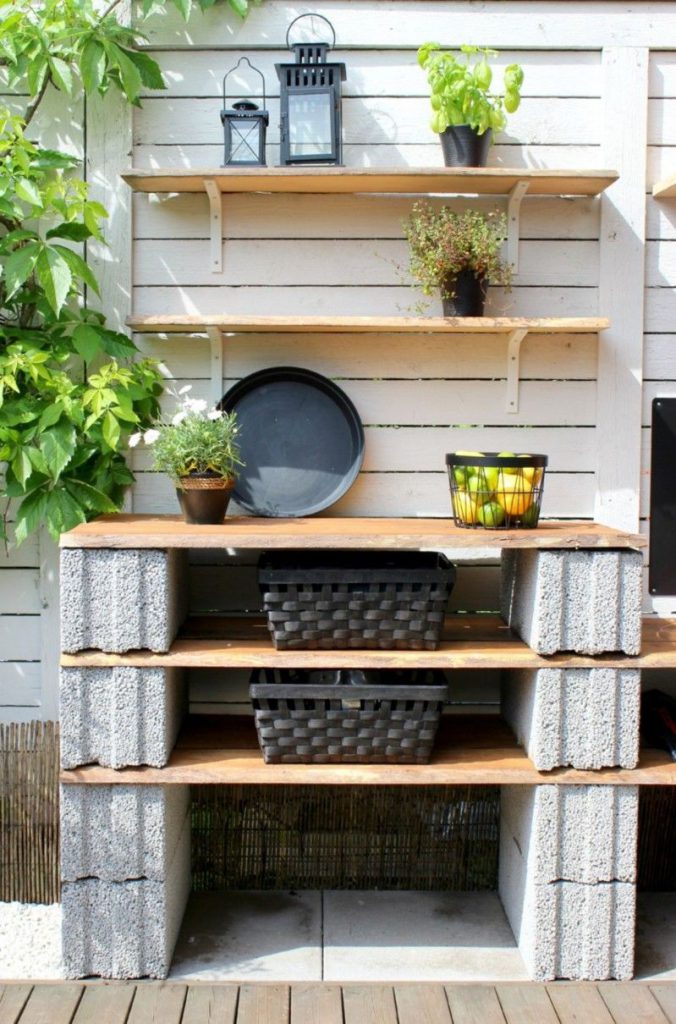 44 Creative Decorating Ideas With "Concrete Blocks" -