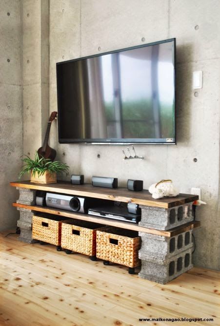 44 Creative Decorating Ideas With "Concrete Blocks" -