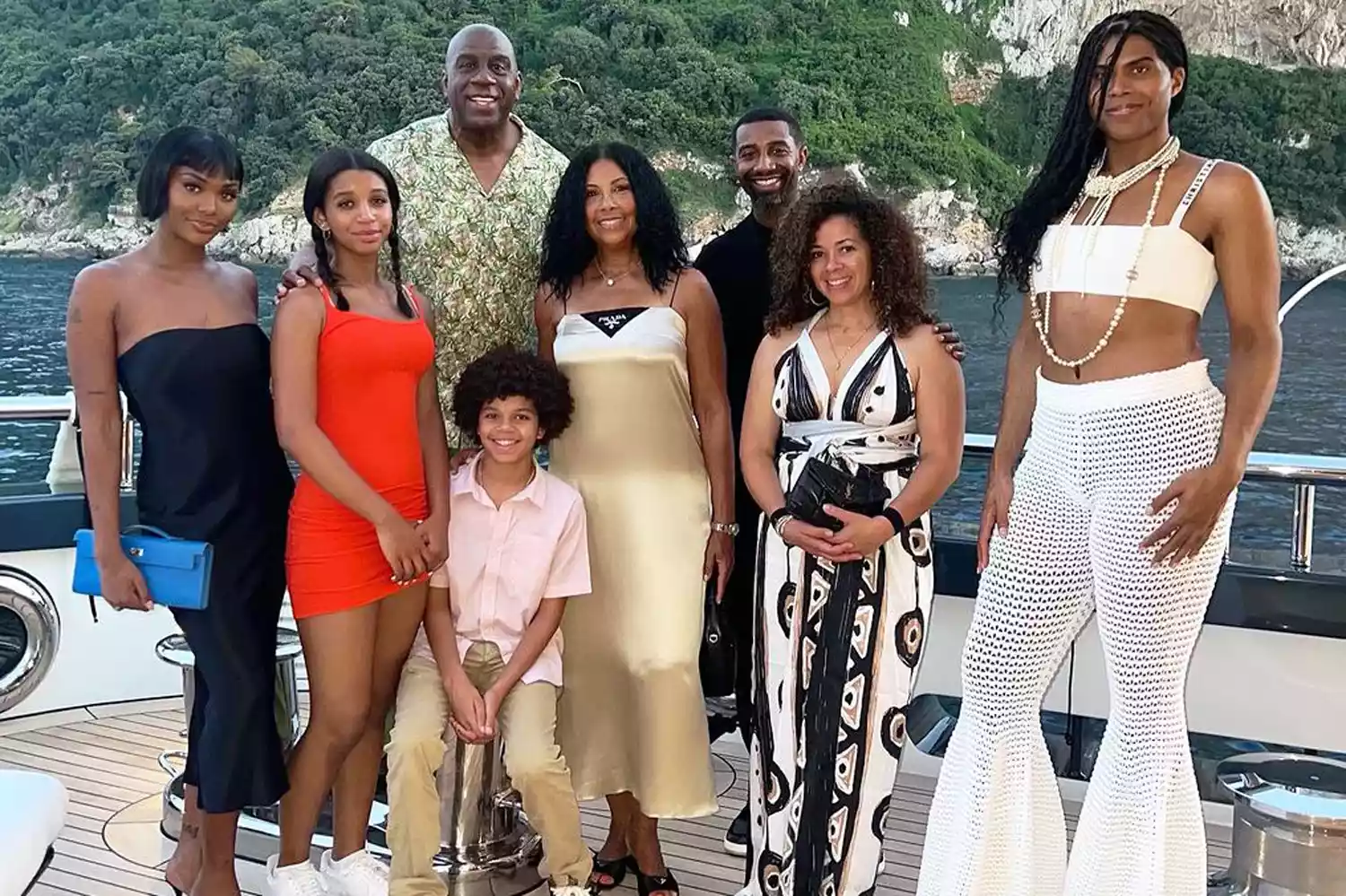 'Nothing Like Quality Family Time,' Lakers legend Magic Johnson says as he and his family continue their European vacation in Italy