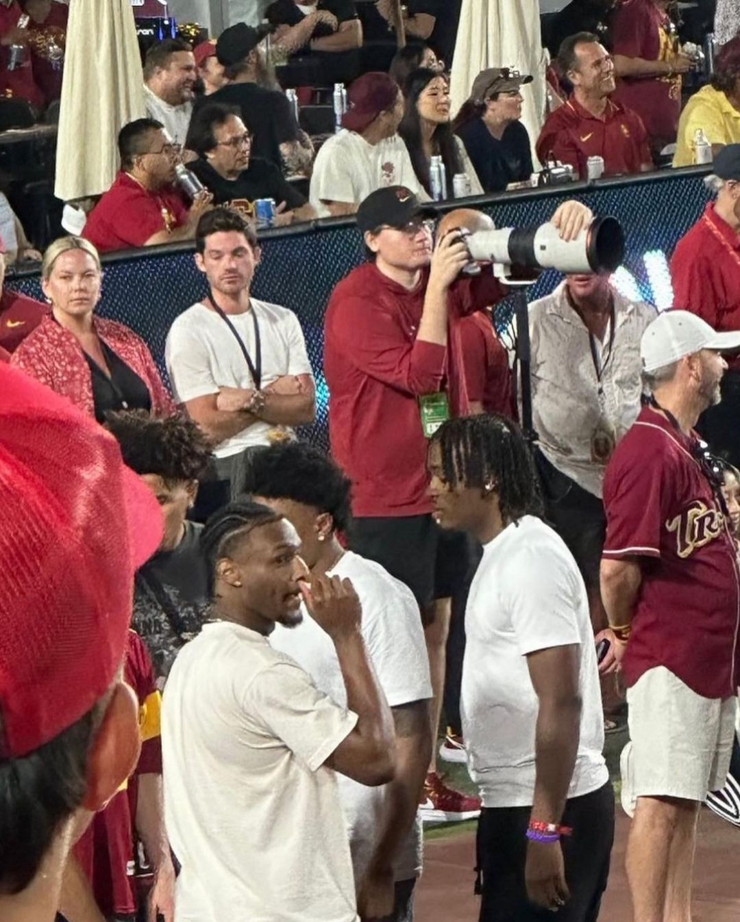 KING’s James son Bronny James Makes An Appearance At Special USC Event