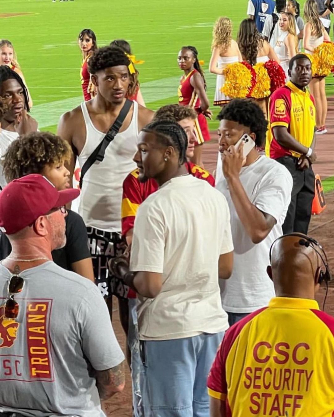 KING’s James son Bronny James Makes An Appearance At Special USC Event