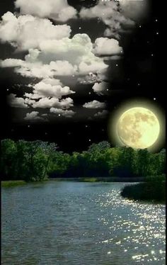 Immersed in the Enchanting Beauty of the Moon’s Ethereal Glow, Illuminating the Night Sky.VoUyen