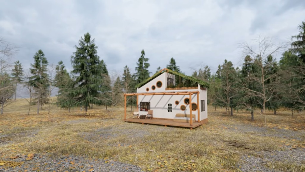 Cute and Peaceful 27 Sqm Tiny Cabin