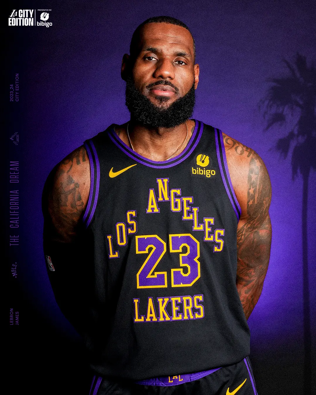 PHOTO GALLERY: Los Angeles Lakers launched a new jersey with black and purple as the main color