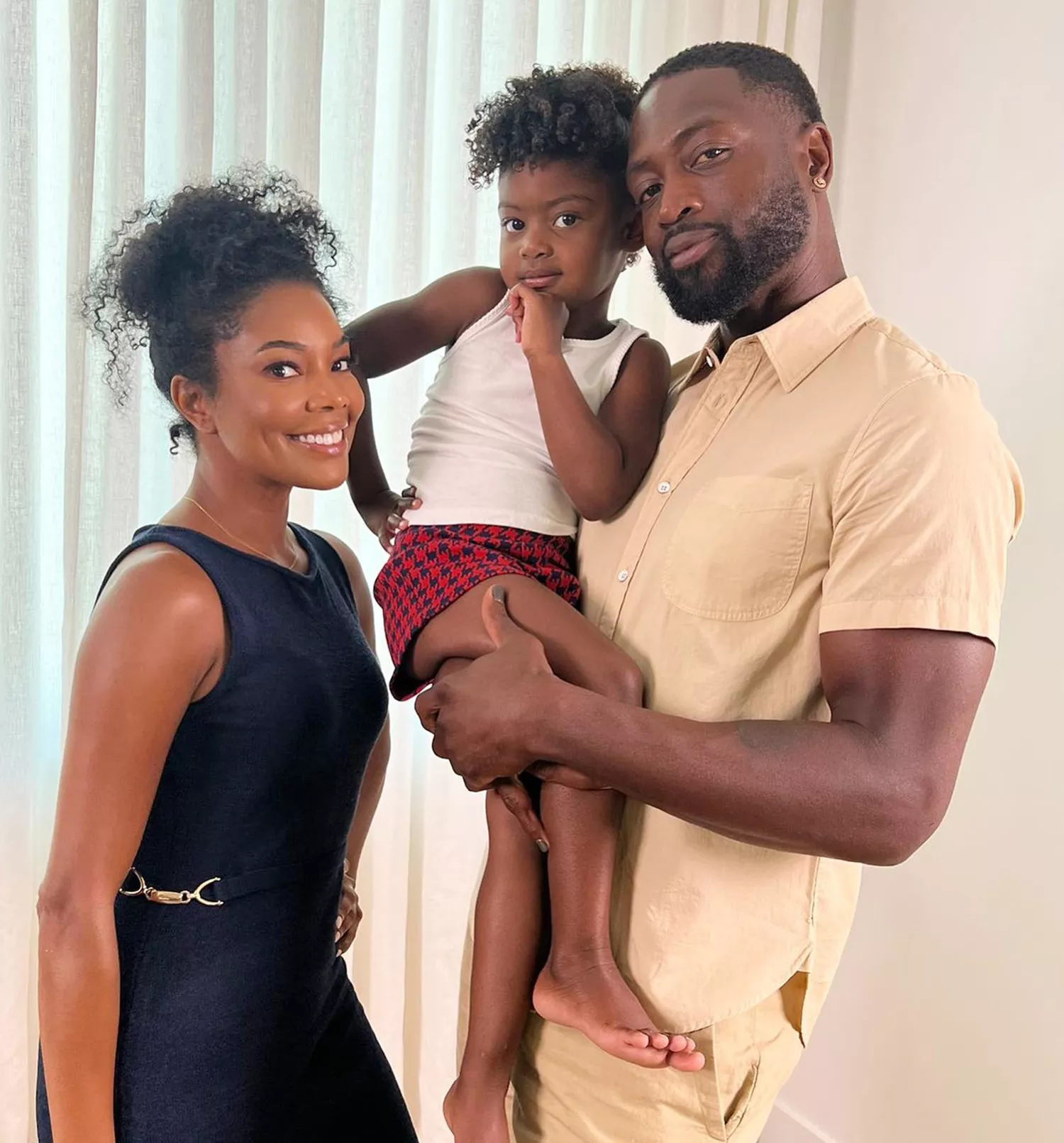 Dwyane Wade is a father in his spare time, in addition to being a three-time NBA champion and a famous basketball player