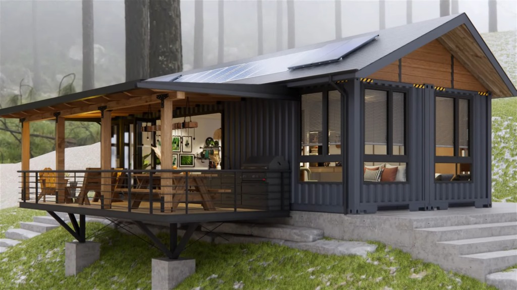 Pretty Cool Container House Design Idea