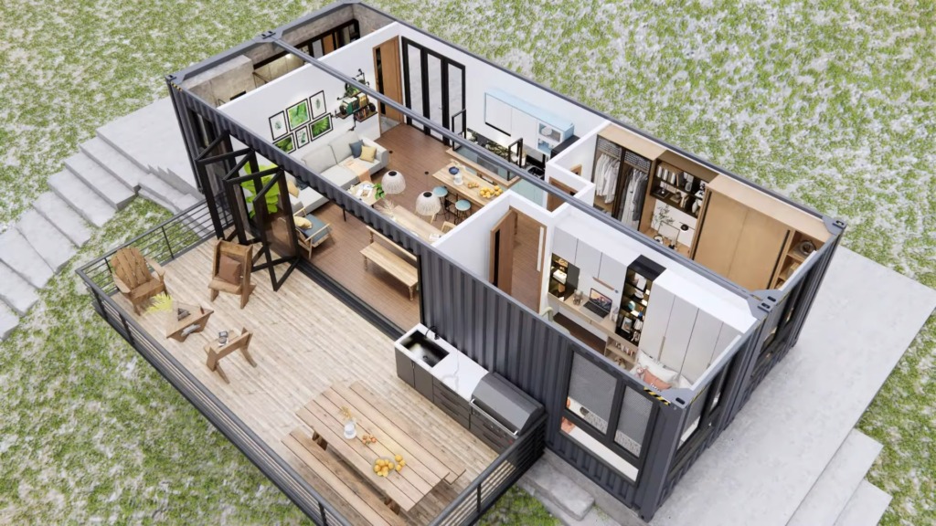 Pretty Cool Container House Design Idea