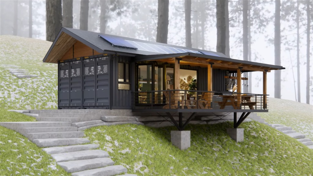 Pretty Cool Container House Design Idea