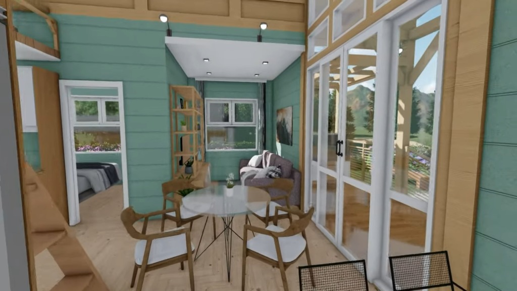 58 Square Meters Compact Tiny House Design