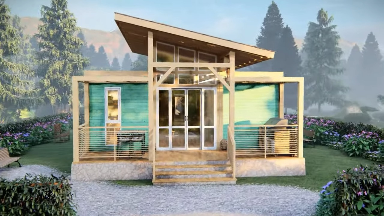 58 Square Meters Compact Tiny House Design