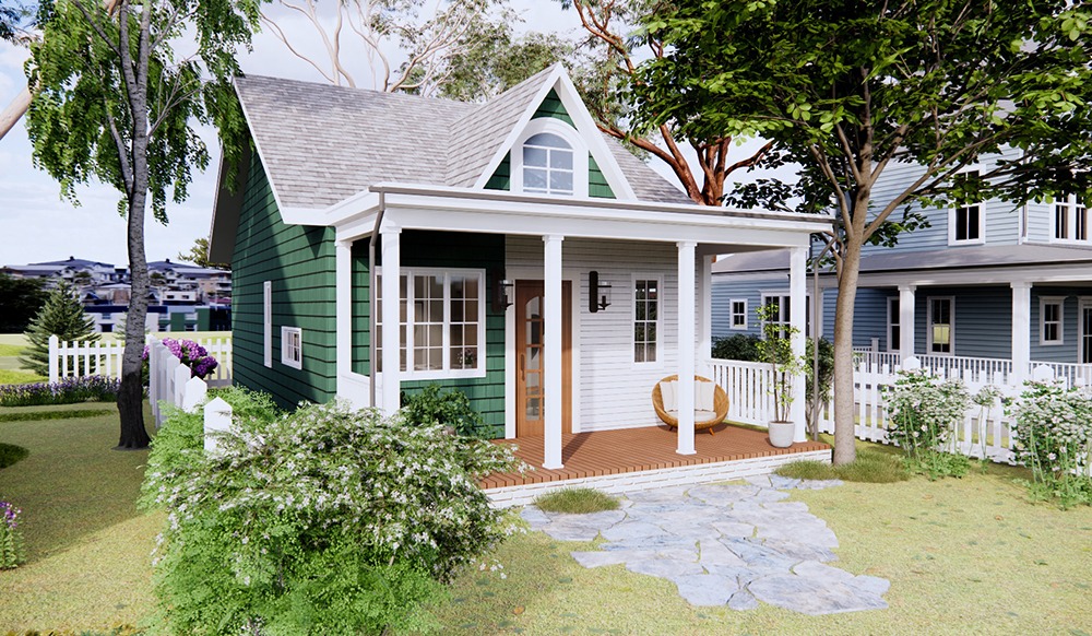 6 x 10m Cute Tiny House Design Plan