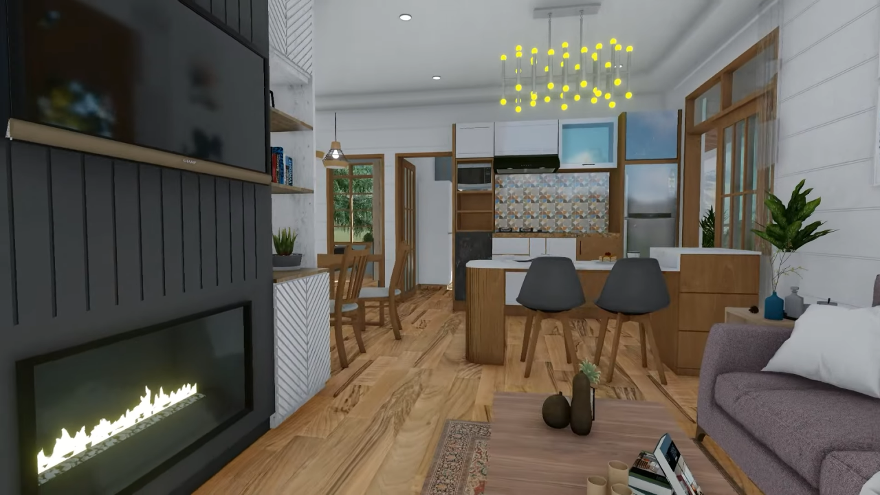 63 Sqm Tiny House With Style and Comfort
