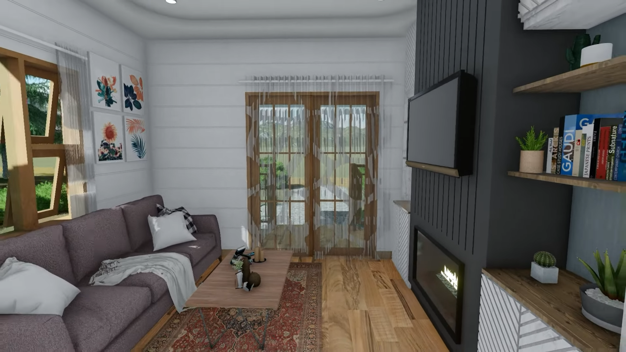63 Sqm Tiny House With Style and Comfort