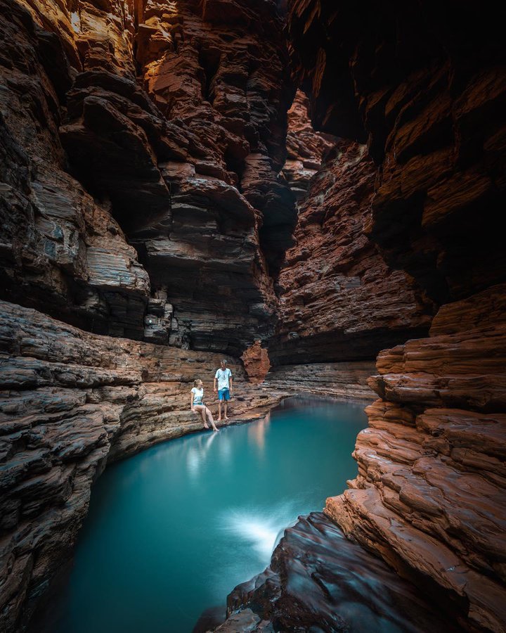 Experience the Calm of Australia's Natural Gem, the Spa Pool at Karijini National Park. - Mnews