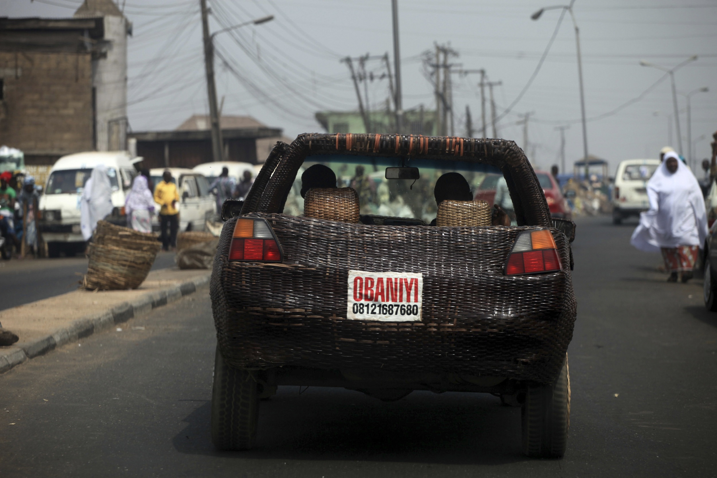 Ingenuity at its best: The world’s first hand-woven raffia car