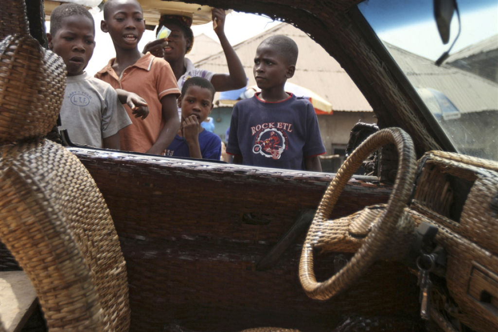 Ingenuity at its best: The world’s first hand-woven raffia car