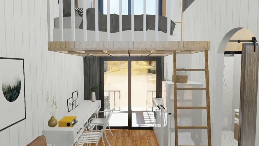 Cute Tiny House Idea 4 x 6 M