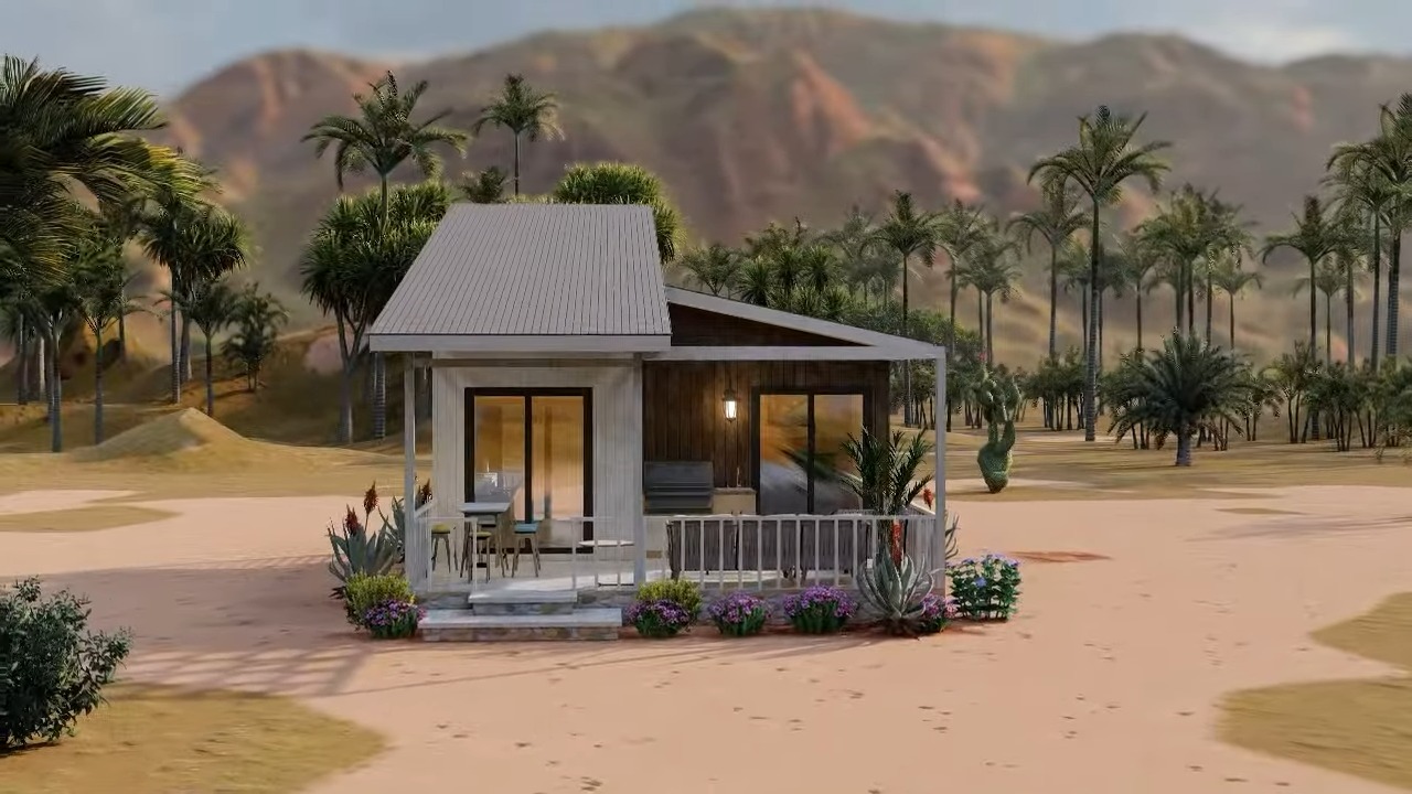 Cute Tiny House Idea 4 x 6 M