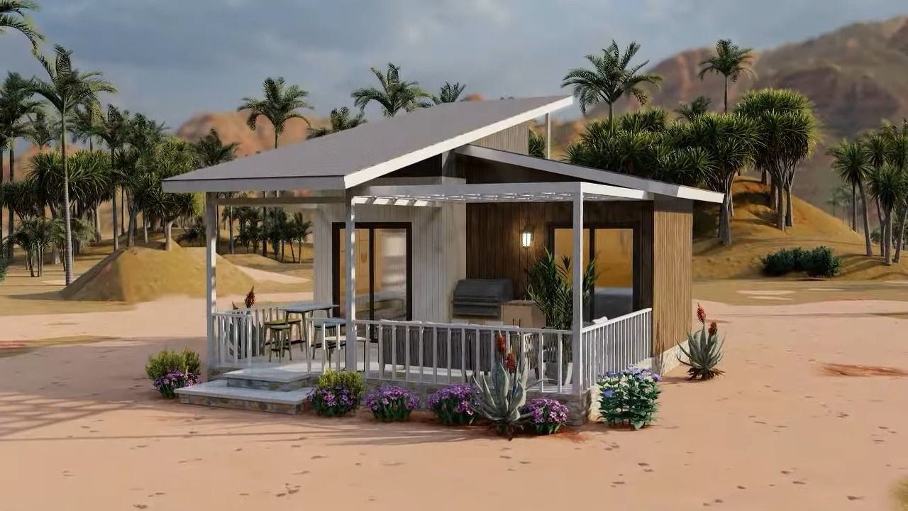 Cute Tiny House Idea 4 x 6 M