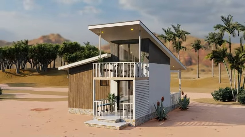 Cute Tiny House Idea 4 x 6 M