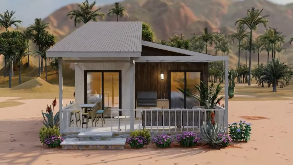 Cute Tiny House Idea 4 x 6 M