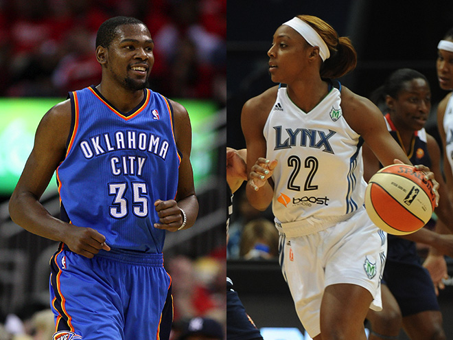 Interesting story about Kevin Durant's love affair with a female WNBA star