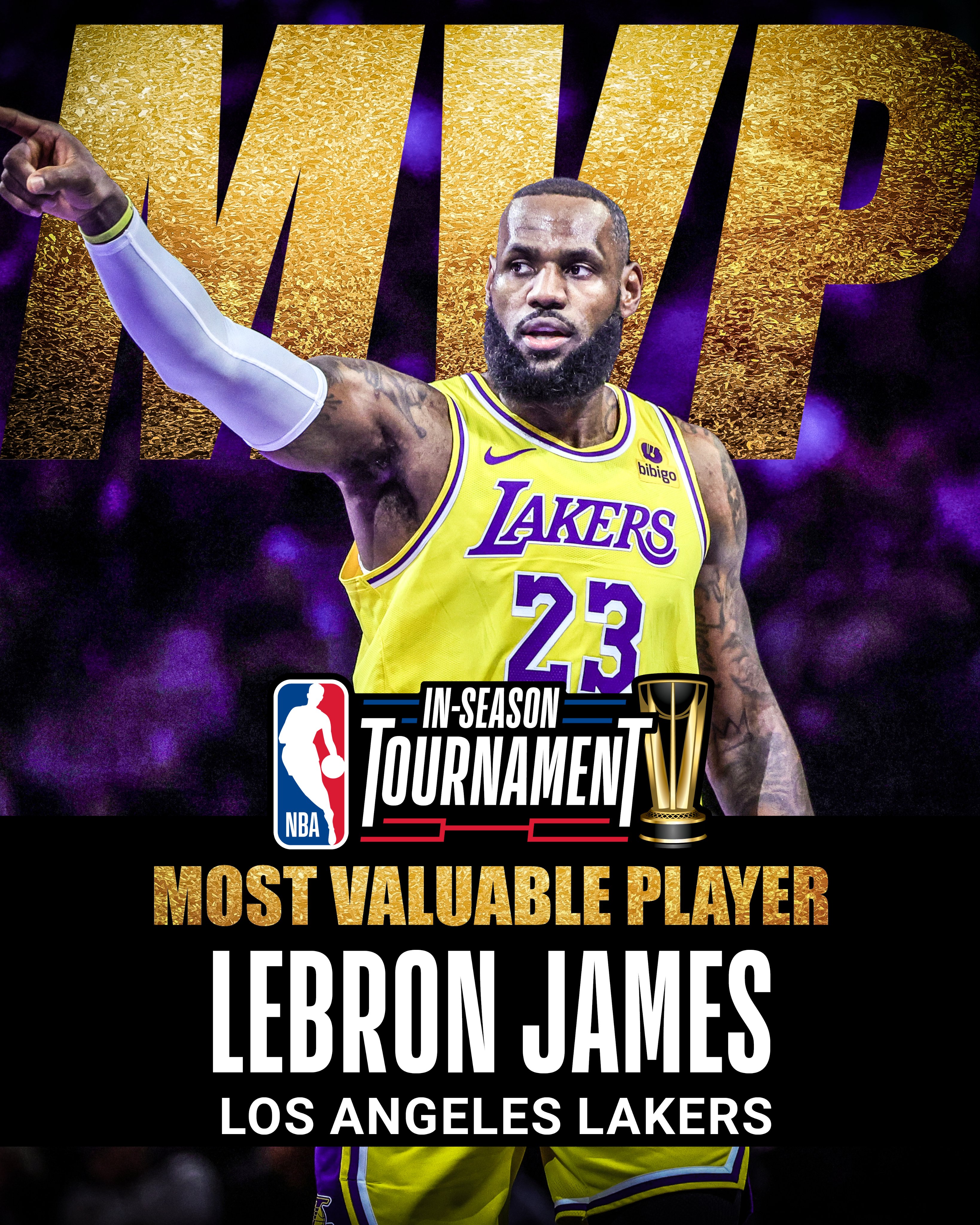 KING: As the Lakers win the championship, LeBron James is named MVP of the 2023 NBA In-Season Tournament