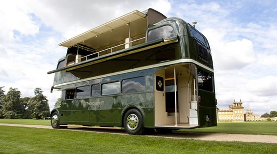 Close-Up Of A $3.7 Million Mobile Home Featuring A Private Garage, Designed To Resemble An Ordinary Bus – Car Magazine TV