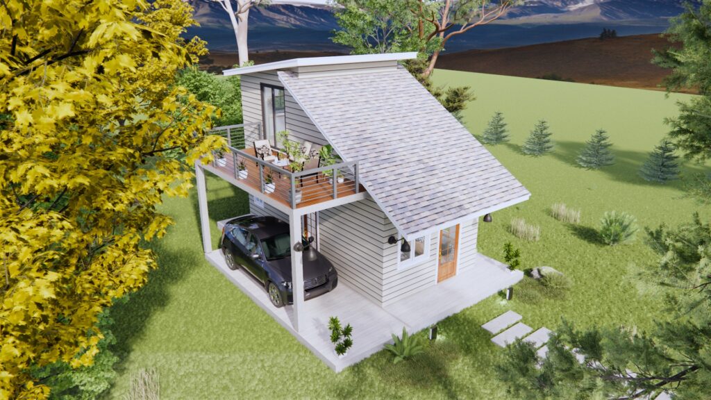 Loft Type Tiny House Design