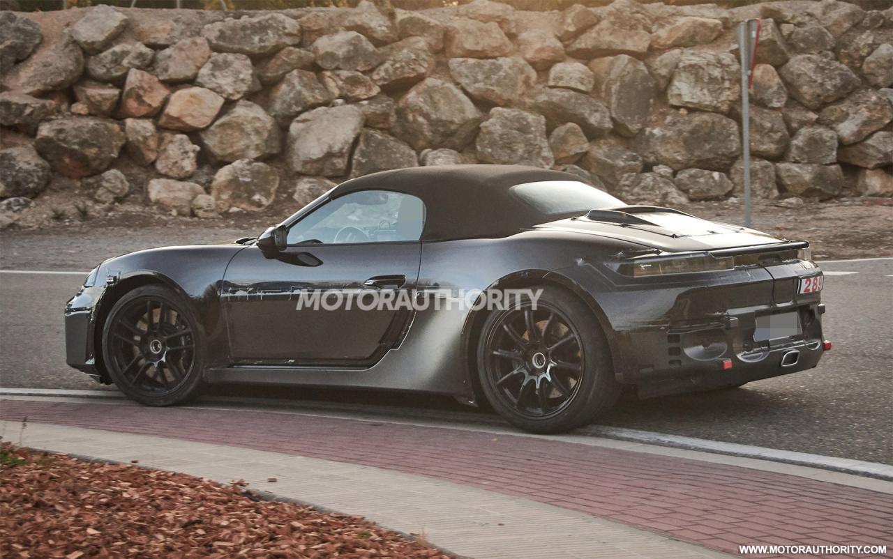 Electrifying the Road Sneak Peek at the 2025 Porsche 718 Boxster EV in